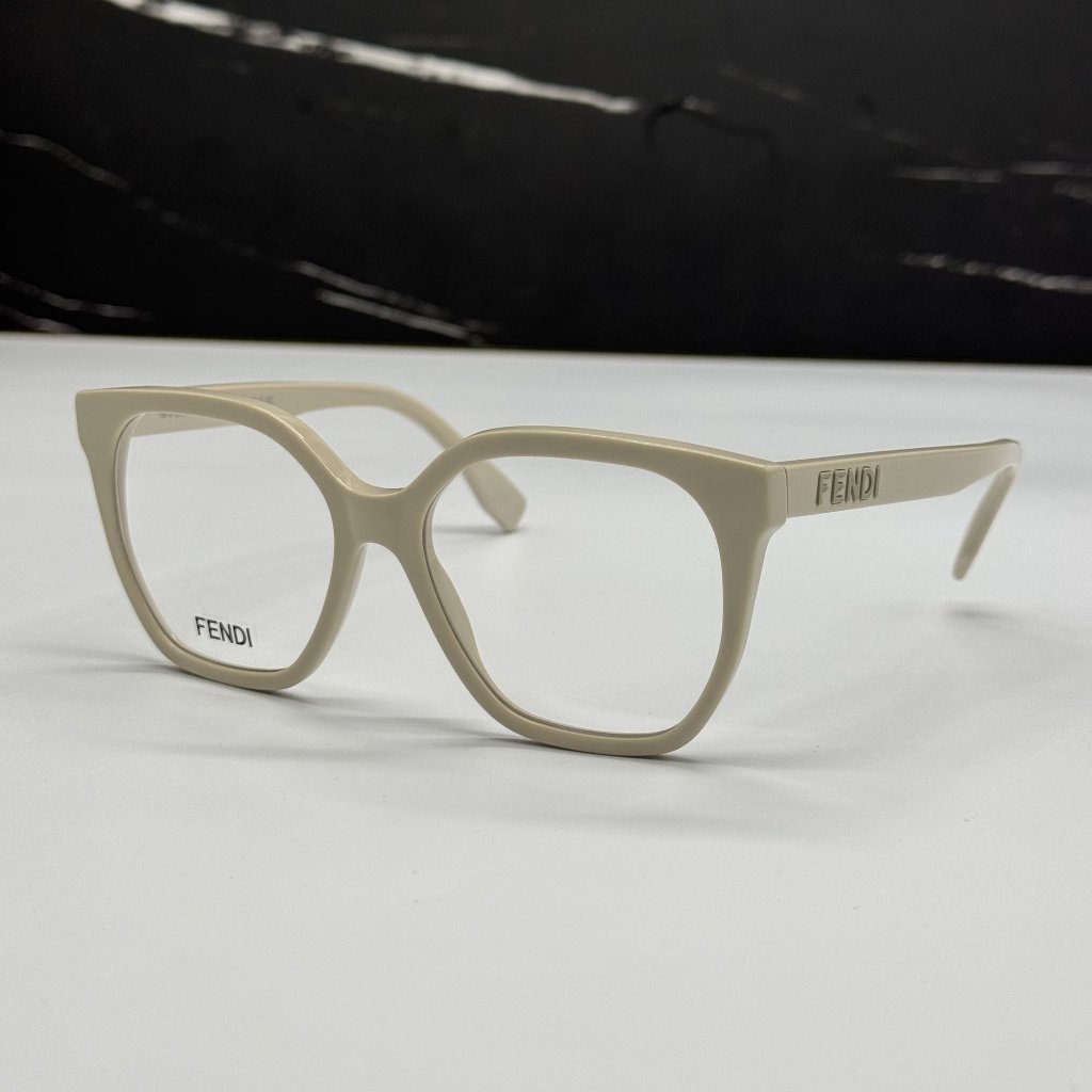 New Fendi Fe50087i 057 Eyeglasses White Women Eyewear